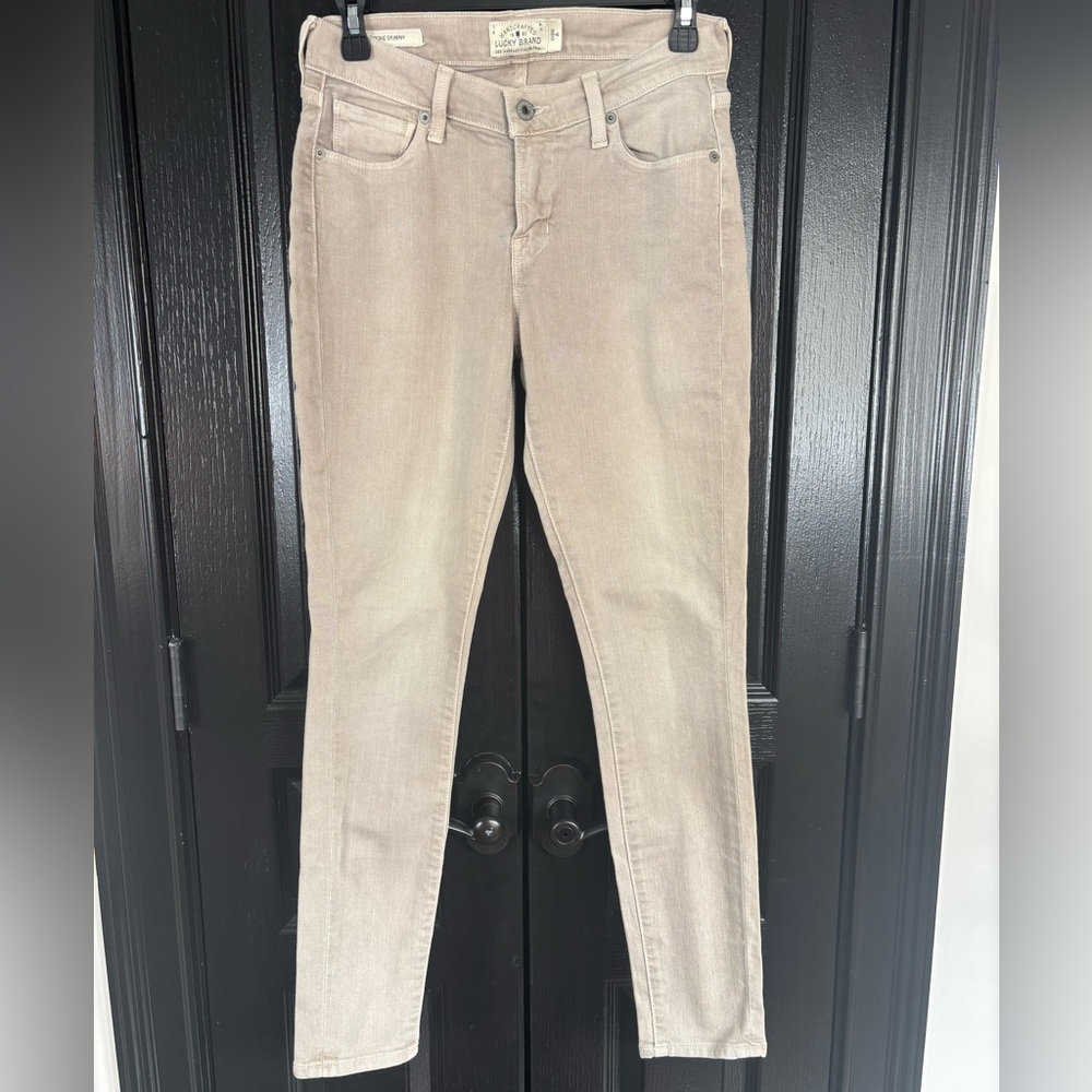 Lucky Brand Light Tan Denim Pants